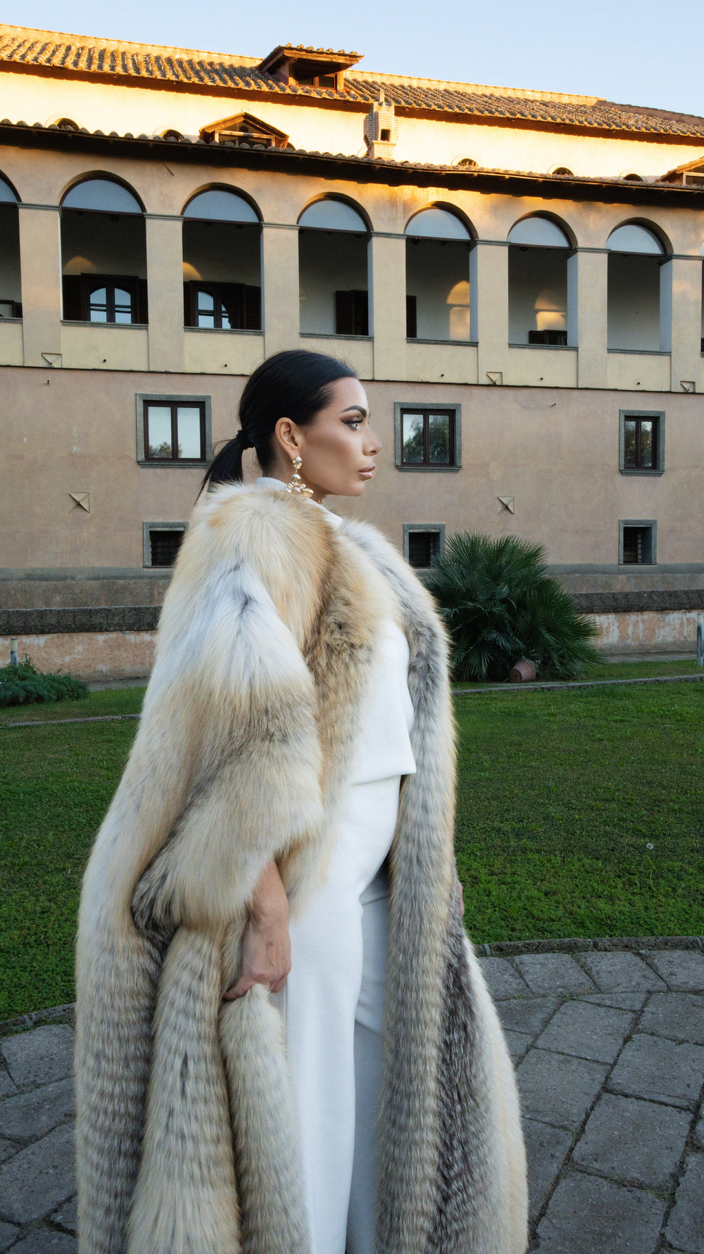 Kimono in Volpe Golden Island Lavorazione Filettata – Modello Esclusivo – dettaglio 4