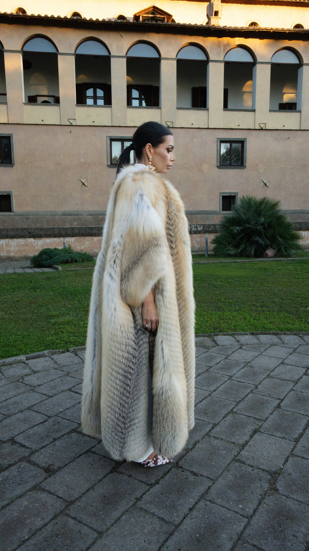 Kimono in Volpe Golden Island Lavorazione Filettata – Modello Esclusivo – dettaglio 3