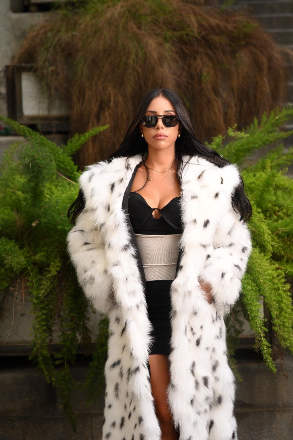 Cappotto in volpe shadow linciata