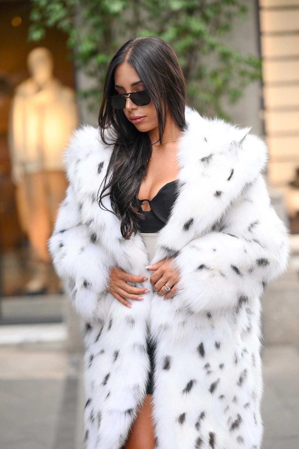 Cappotto in volpe shadow linciata